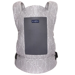 Nosidełko ergonomiczne Womar Zaffiro City AIR Grey Leaves nosidło dla dziecka do 15 kg